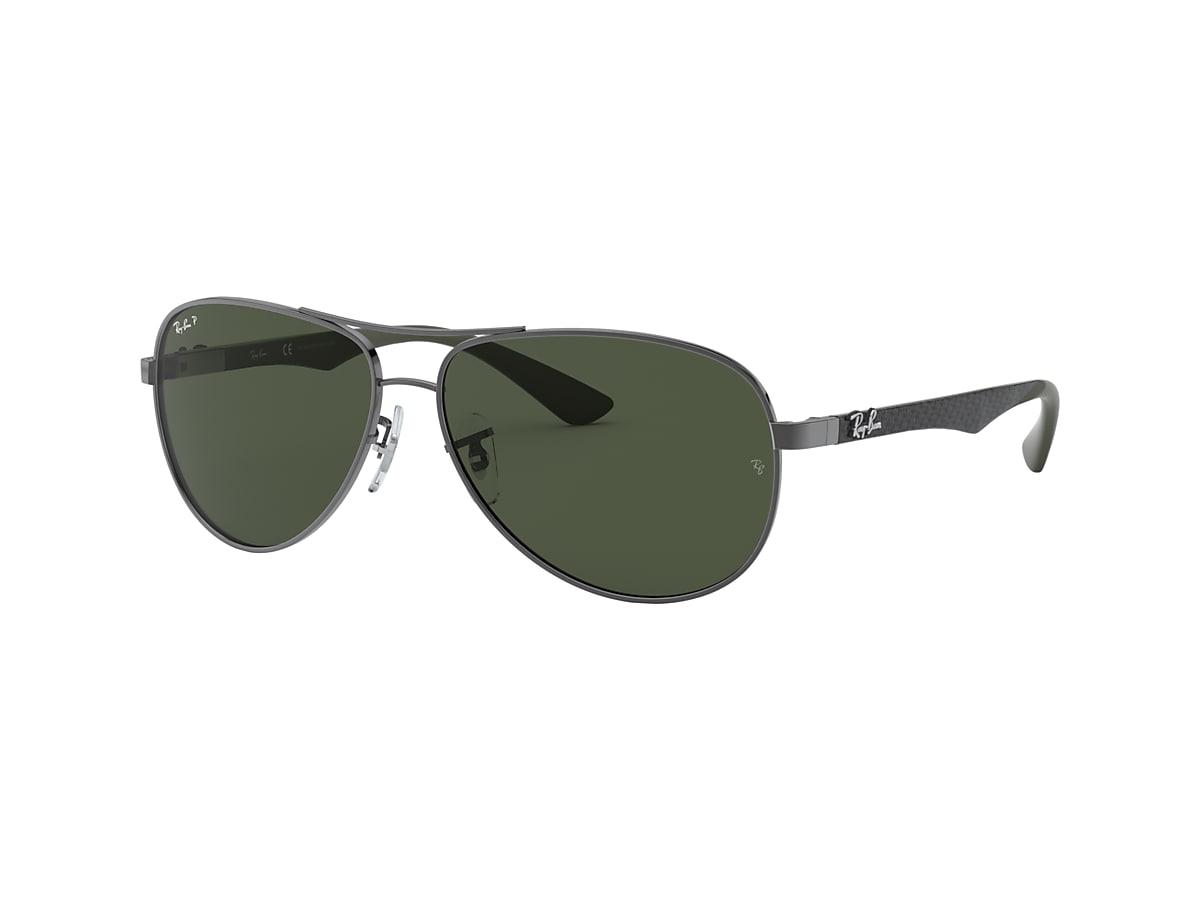 Ray-Ban RB8313 Carbon Fibre 61 Polarized Green Classic G-15 & Gunmetal  Polarised Sunglasses | Sunglass Hut Australia