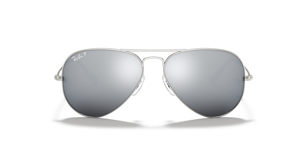 Ray-Ban RB3025 019/W3 Silver Aviator Sunglasses