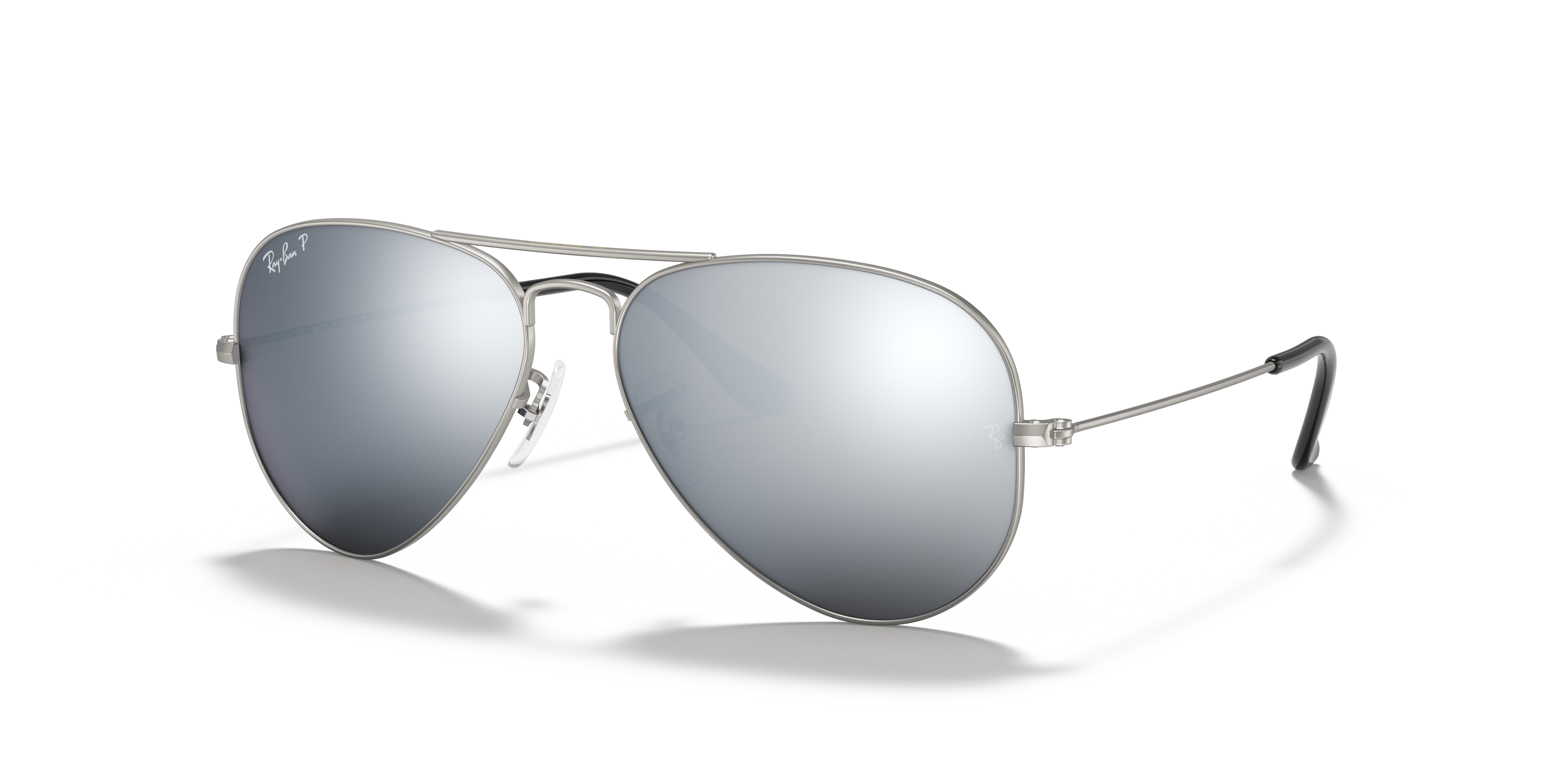 silver ray bans