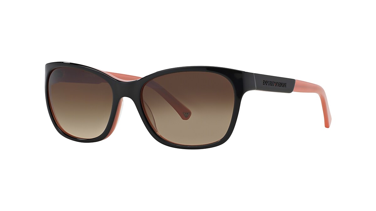 lærer I modsætning til Energize Emporio Armani EA4004 Gradient Brown & Shiny Black & Pink Sunglasses |  Sunglass Hut Australia