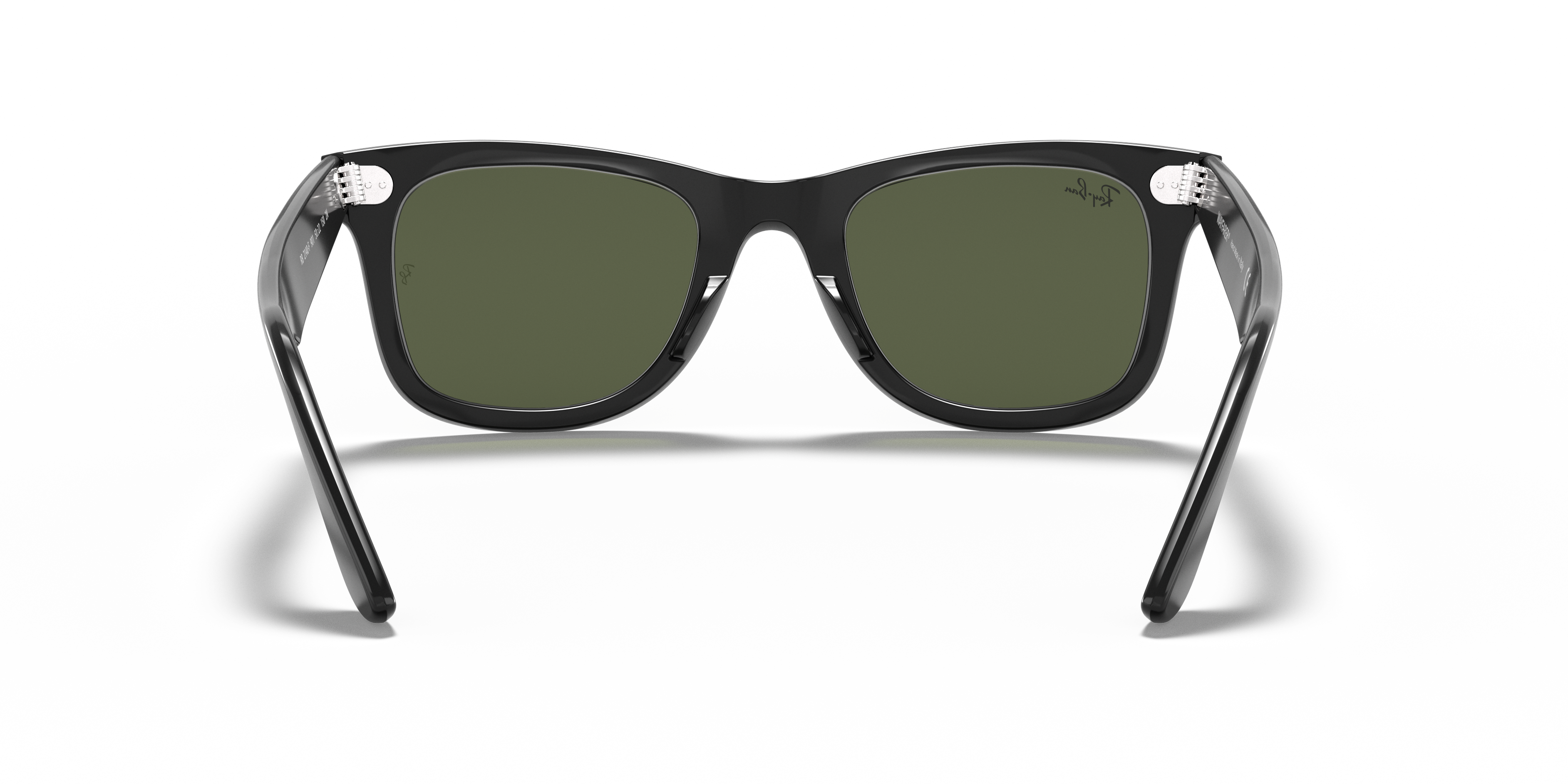 Ray-Ban RB2140F ORIGINAL WAYFARER CLASSIC 52 Green Classic G-15 \u0026 Black  Sunglasses | Sunglass Hut Australia