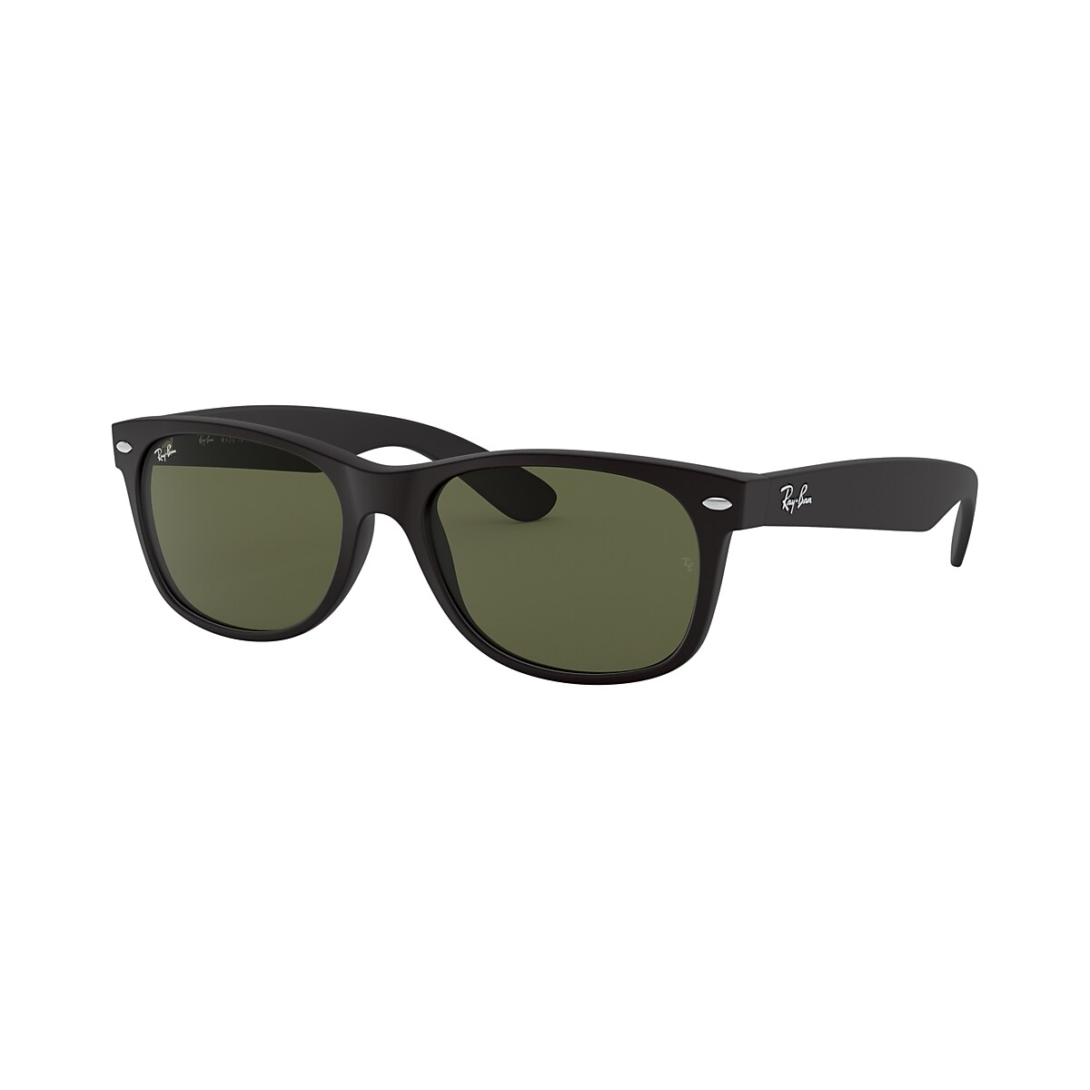 Ray-Ban RB2132F New Wayfarer Matte M (55 - 18) with Green lenses