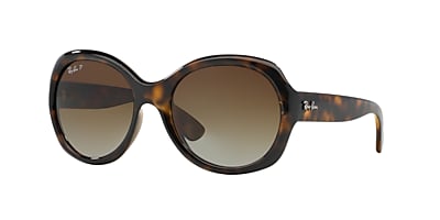 Ray-Ban RB4191 57 Grey & Light Havana Polarized Sunglasses | Sunglass ...