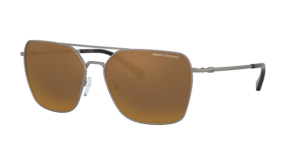 Armani Exchange AX2029S 60 Copper & Gunmetal Sunglasses | Sunglass Hut USA