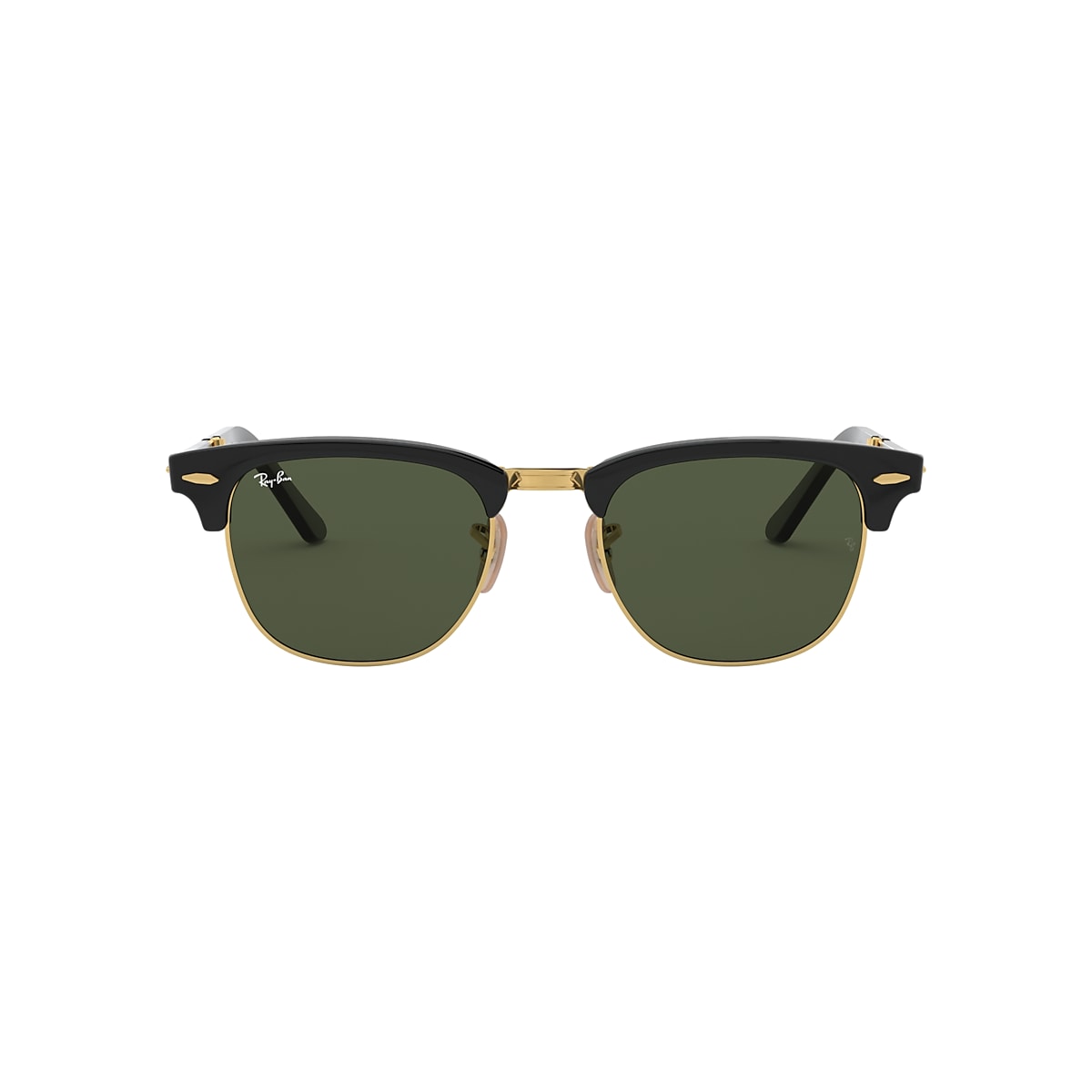 Ray-Ban RB2176 Clubmaster Folding 51 Green & Black Sunglasses 