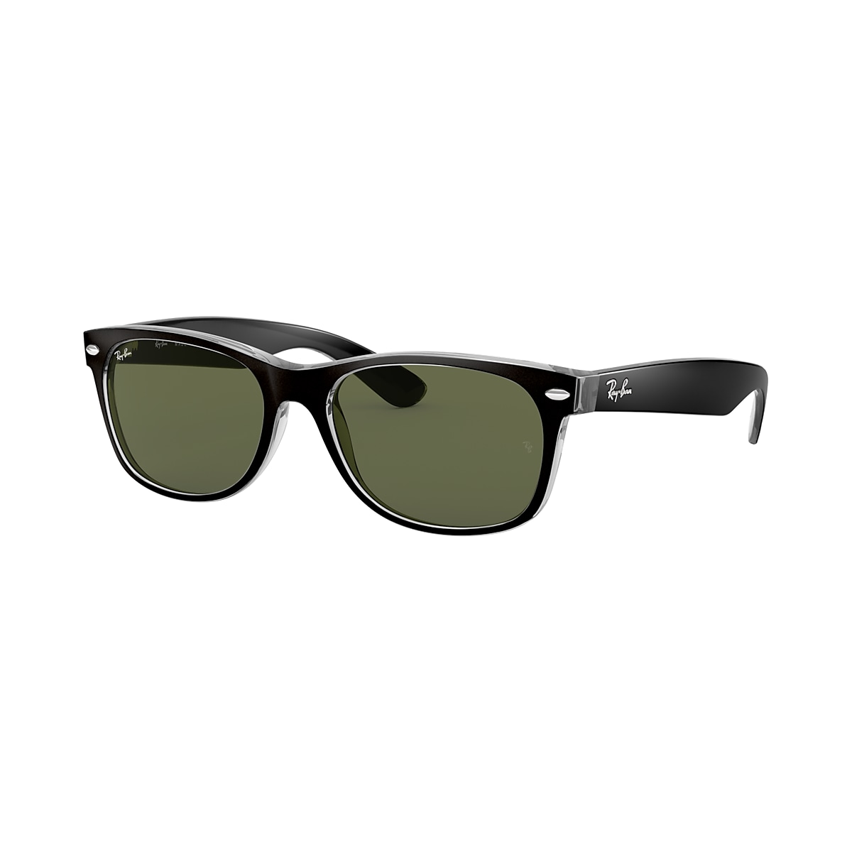 Ray Ban RB2132 New Wayfarer Color Mix 52 Green Black On