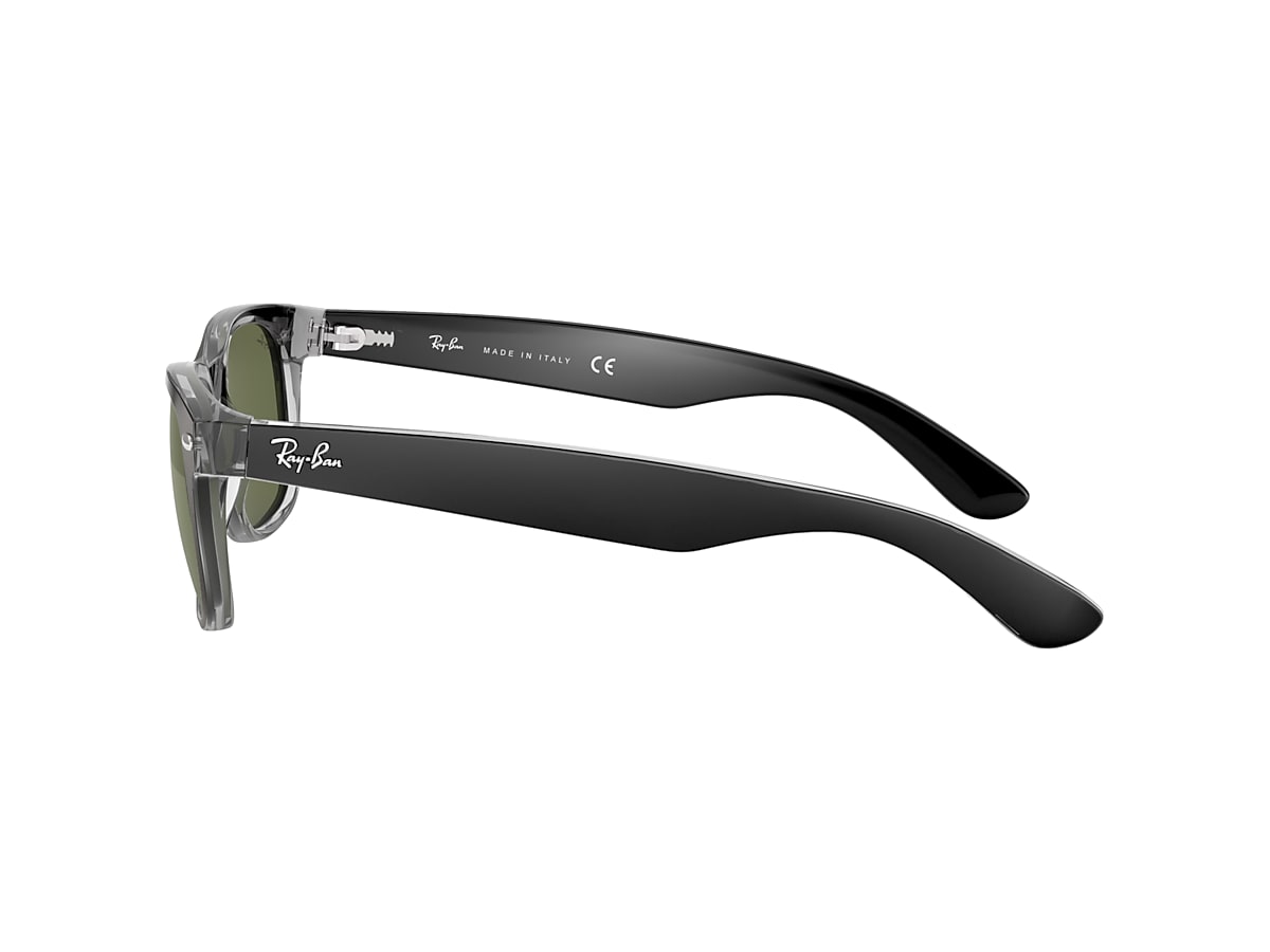 Ray-Ban RB2132 New Wayfarer Color Mix 55 Green & Black On Sunglasses | Sunglass Hut USA