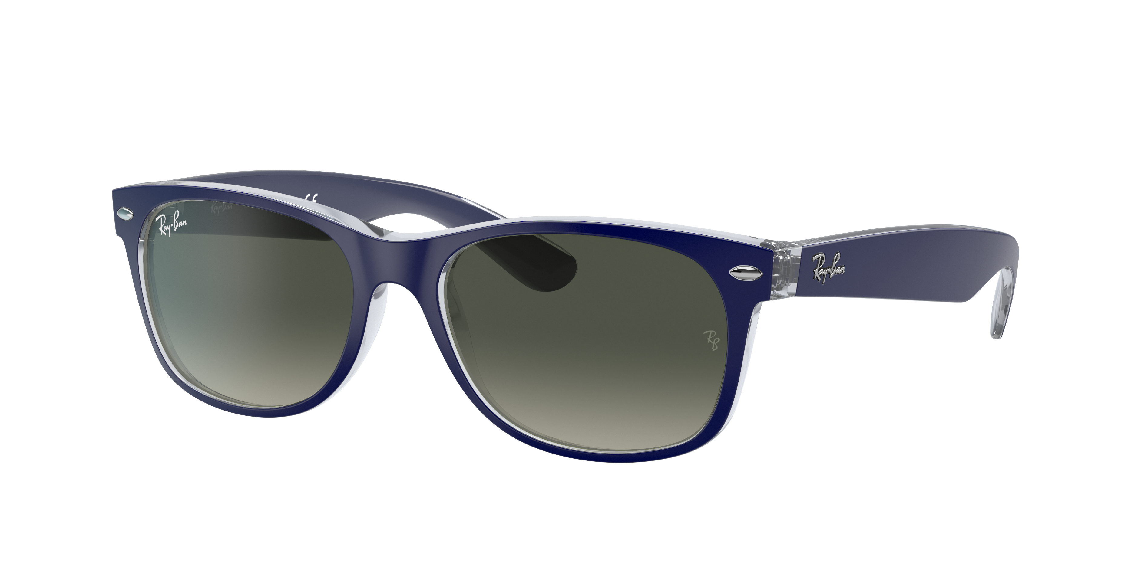 blue frame sunglasses