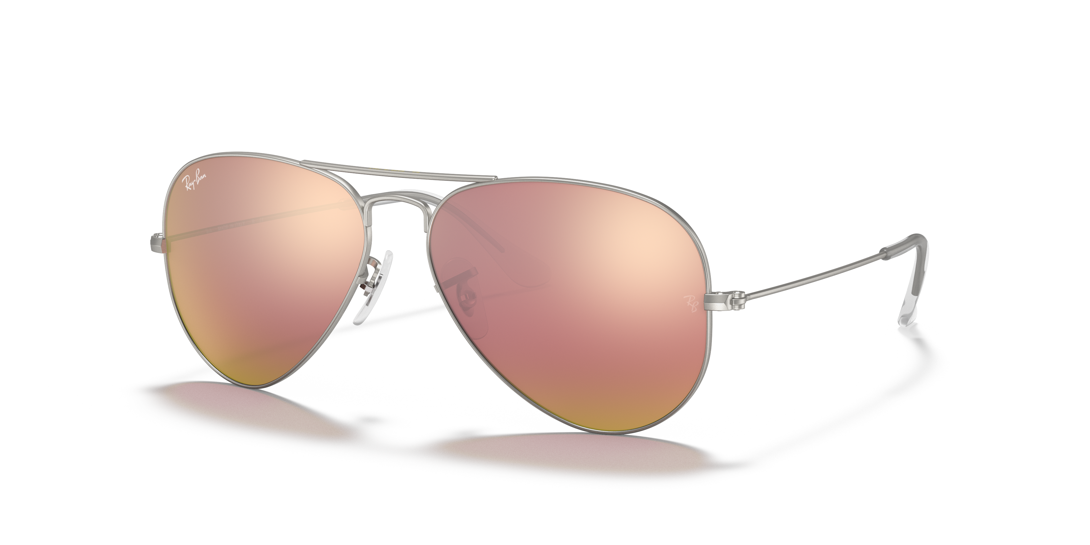 ray ban copper flash aviator