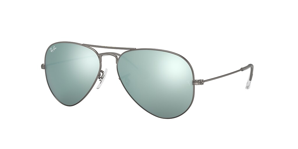 Ray Ban Rb3025 Aviator Flash Lenses 58 Silver Flash Gunmetal Sunglasses Sunglass Hut United Kingdom