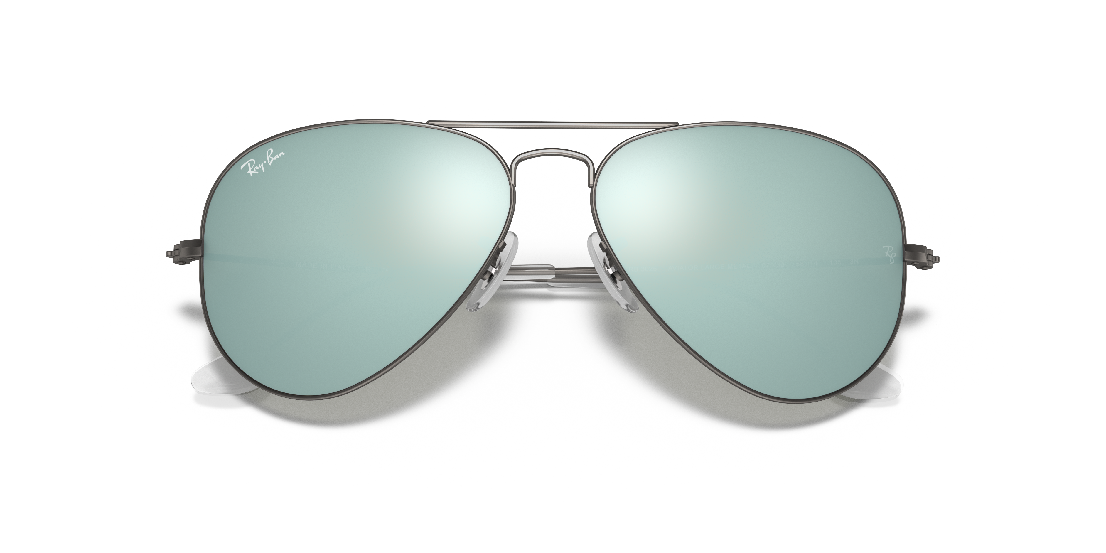 silver flash raybans