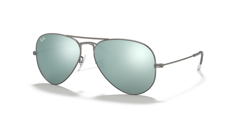 AVIATOR MIRROR Sunglasses in Silver and Silver - RB3025