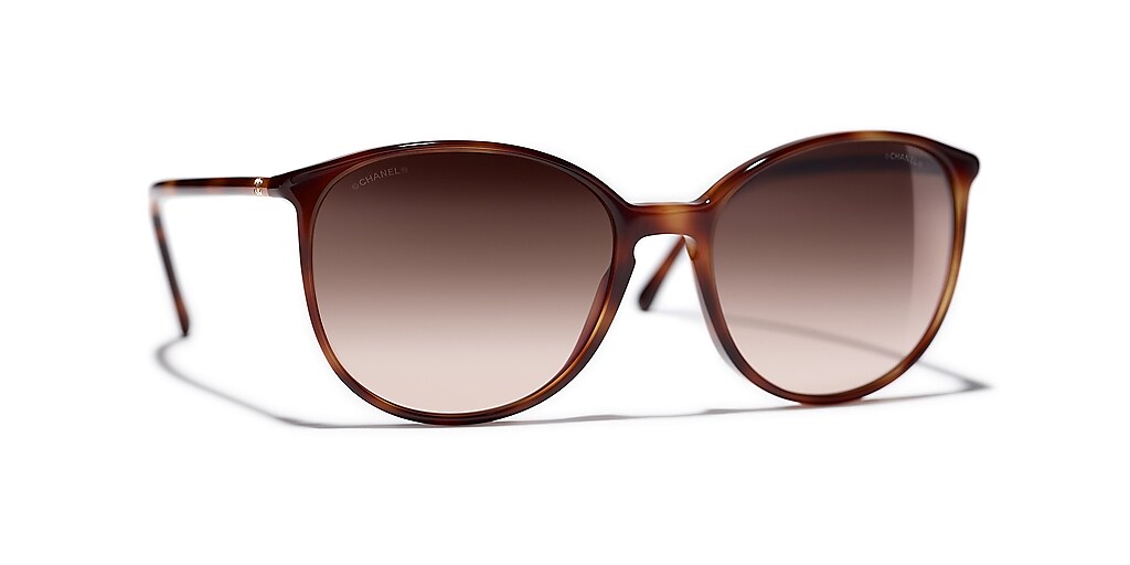 Chanel Butterfly Sunglasses 55 Light Dark Brown Gradient Havana Sunglasses | Sunglass Hut United Kingdom