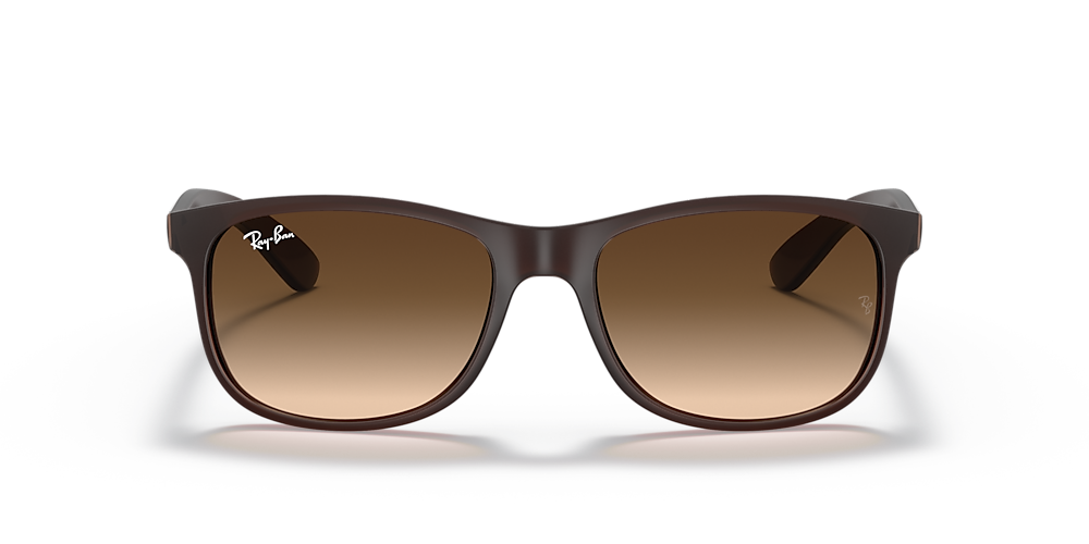Ray-Ban RB4202 Andy 55 Brown Gradient & Brown Sunglasses | Sunglass Hut  United Kingdom