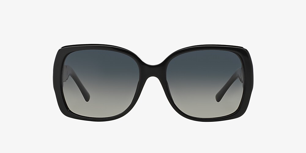 Burberry BE4160 58 Polar Grey & Black Polarized Sunglasses | Sunglass Hut  USA