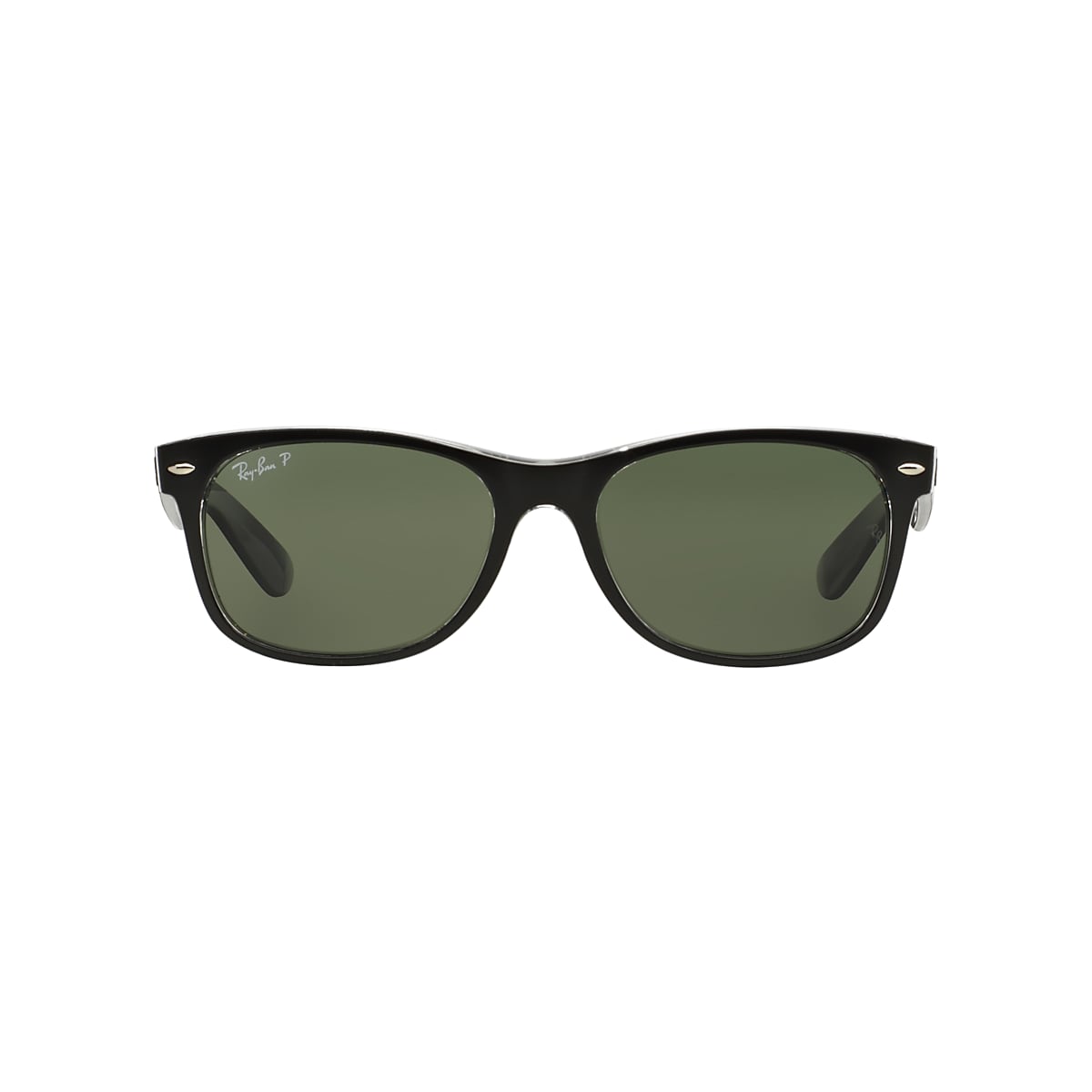 Ray-Ban RB2132 New Wayfarer Classic M (55 - 18) with Green lenses