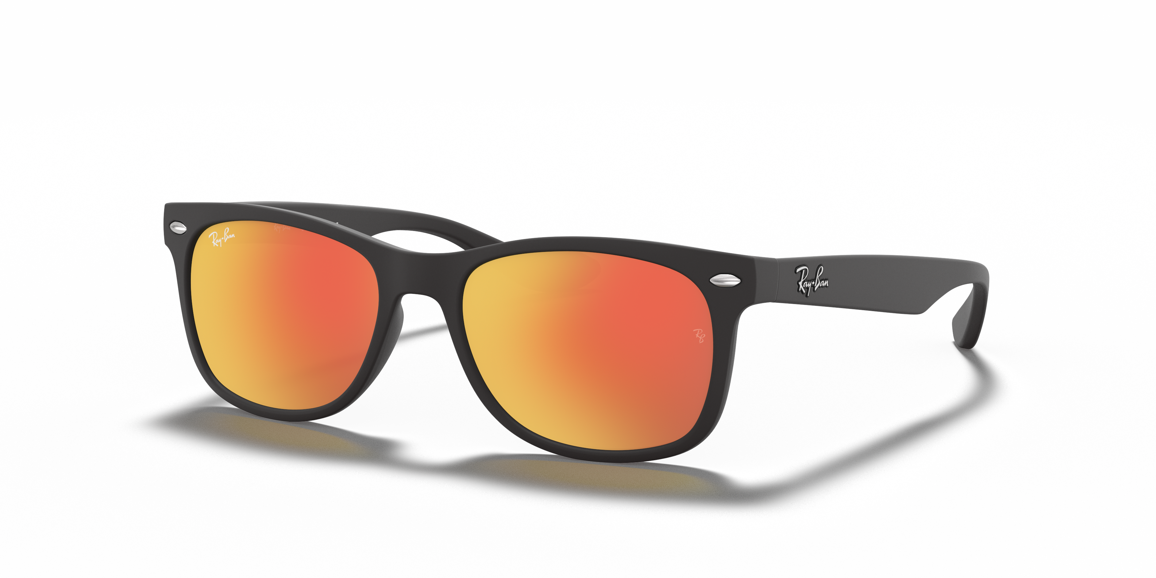 ray ban orange lens