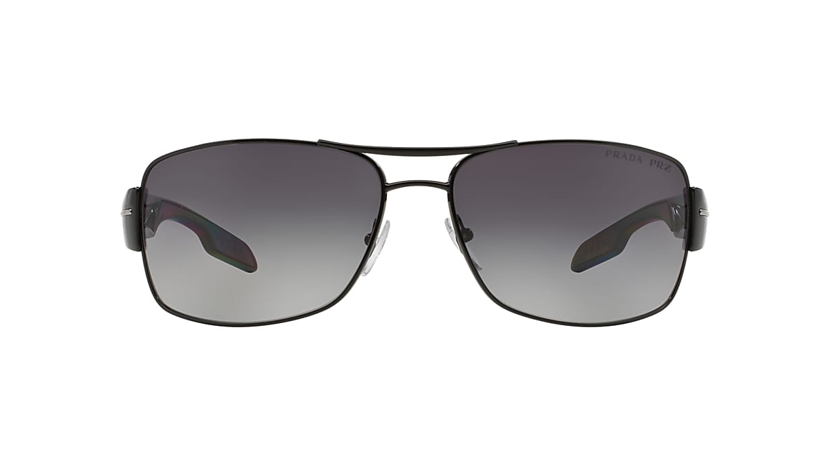 Prada Linea Rossa PS 53NS 65 Polar Grey Gradient Black Polarised