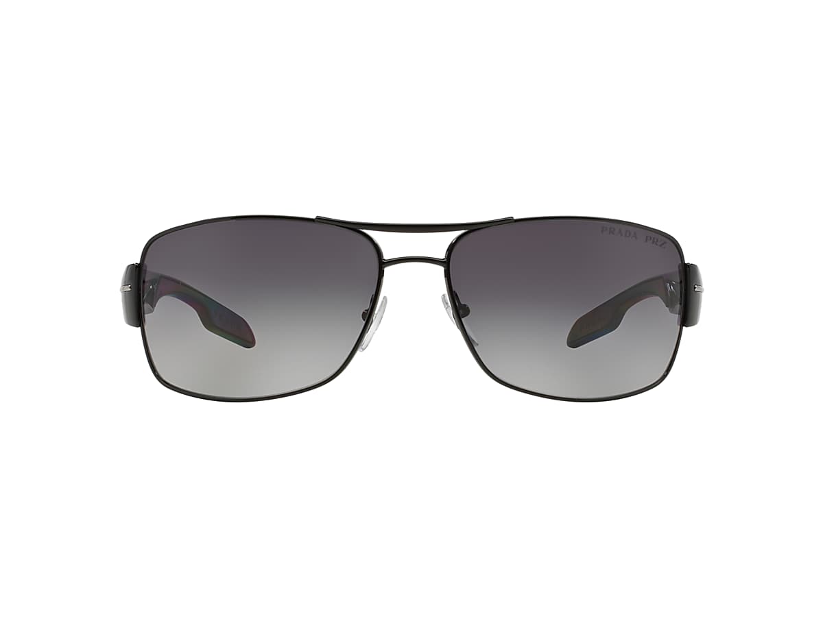 Prada Linea Rossa PS 53NS 65 Polar Grey Gradient Black Polarised