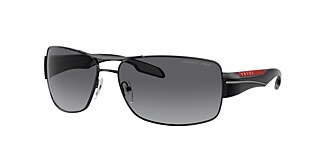 Prada Linea Rossa PS 53NS 65 Polar Grey Gradient Black