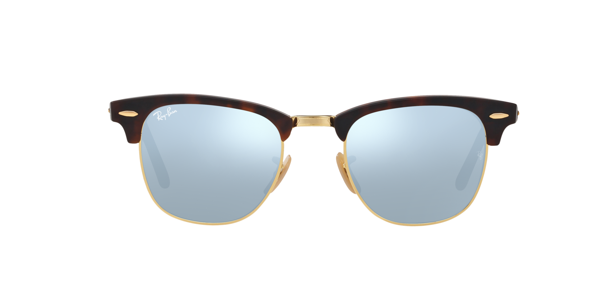 ray ban clubmaster silver