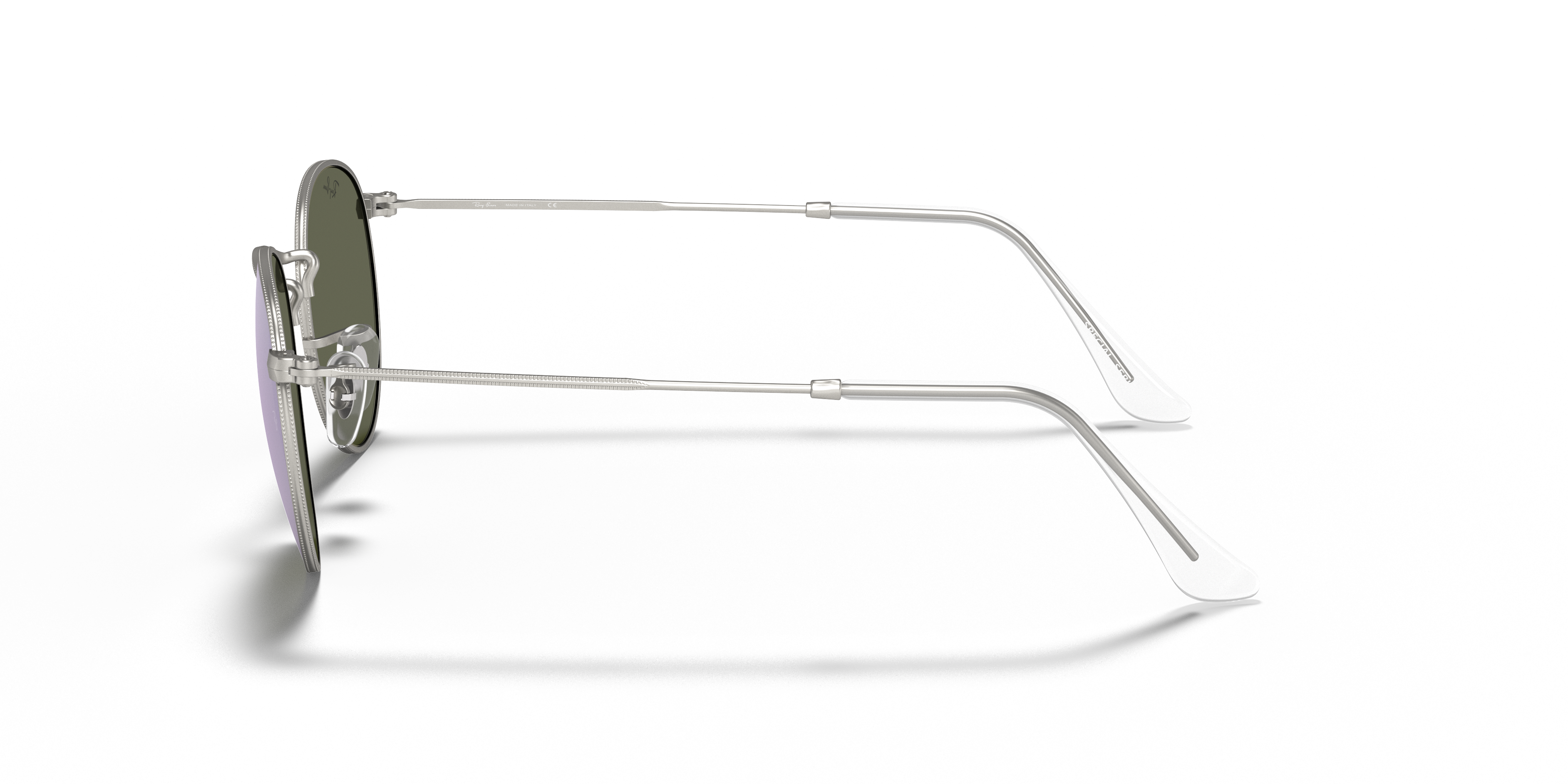 ray ban round silver frame