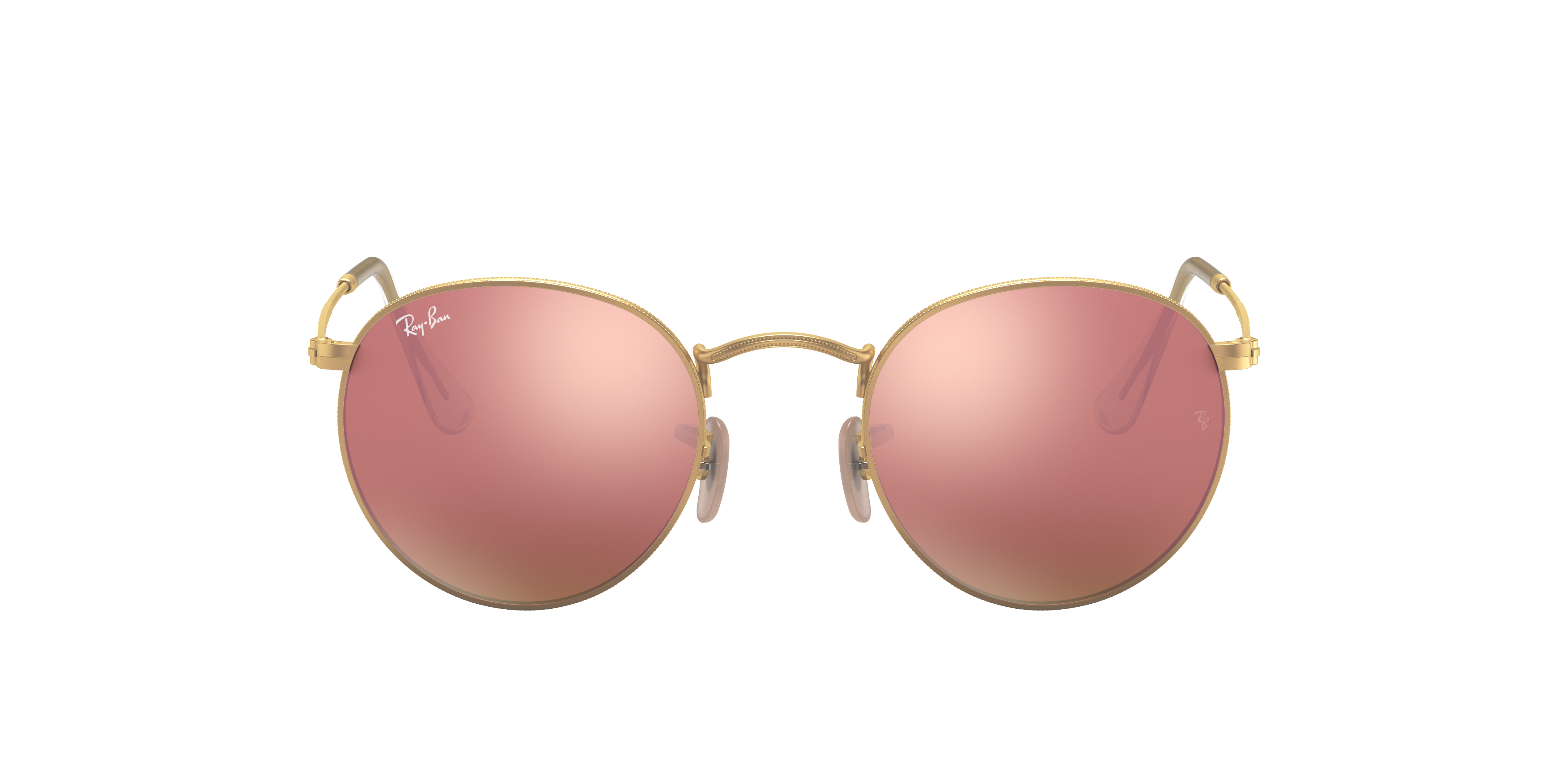 ray ban round copper