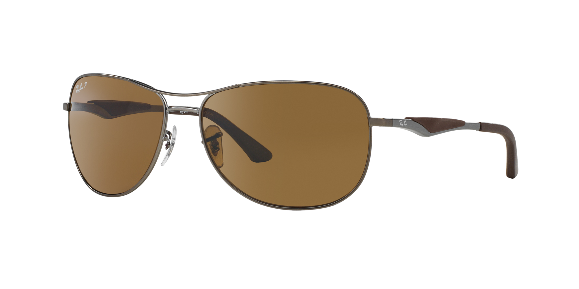 Ray-Ban RB3519 59 Polarized Brown 