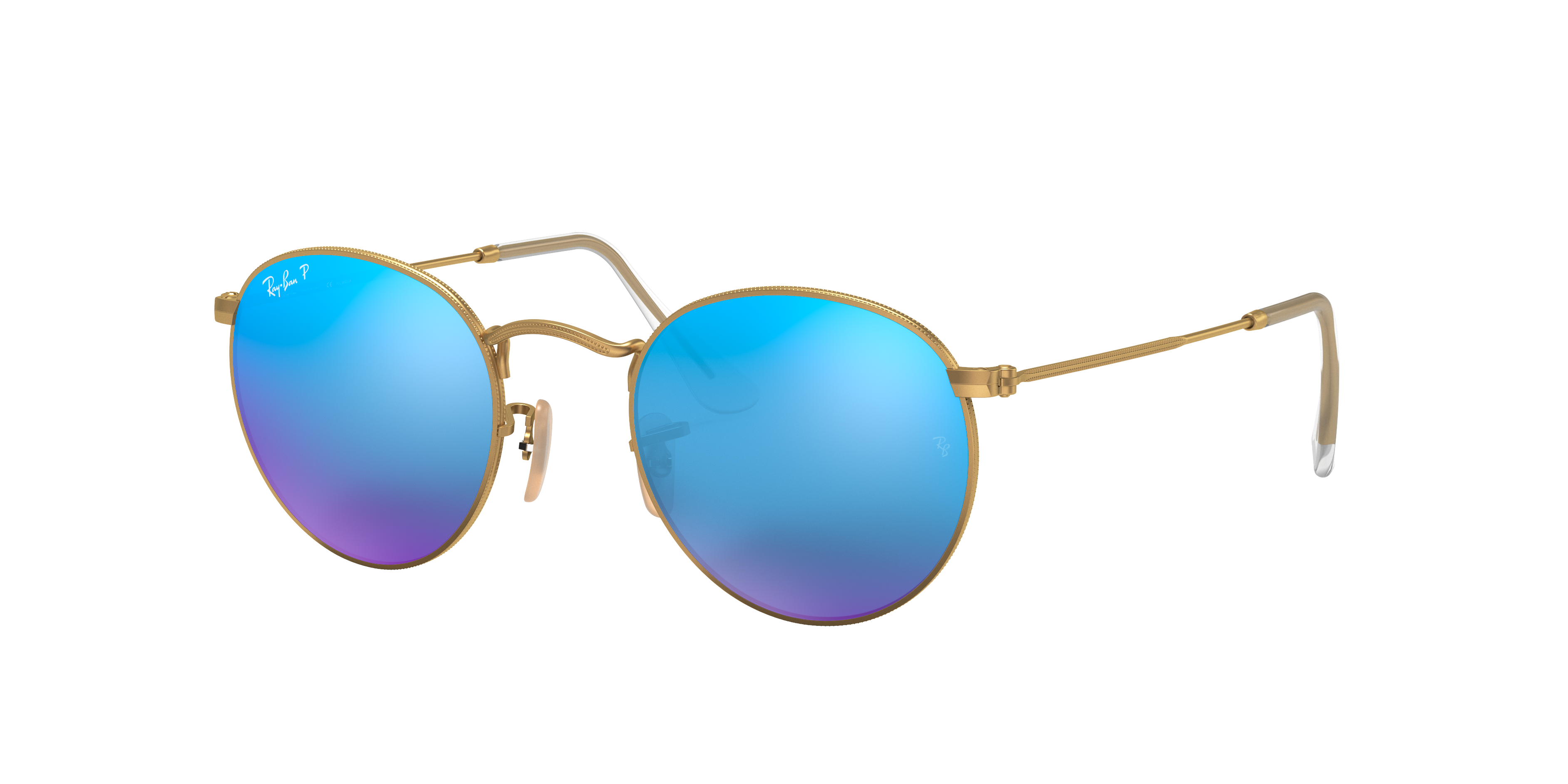 ray ban circle sunglasses blue