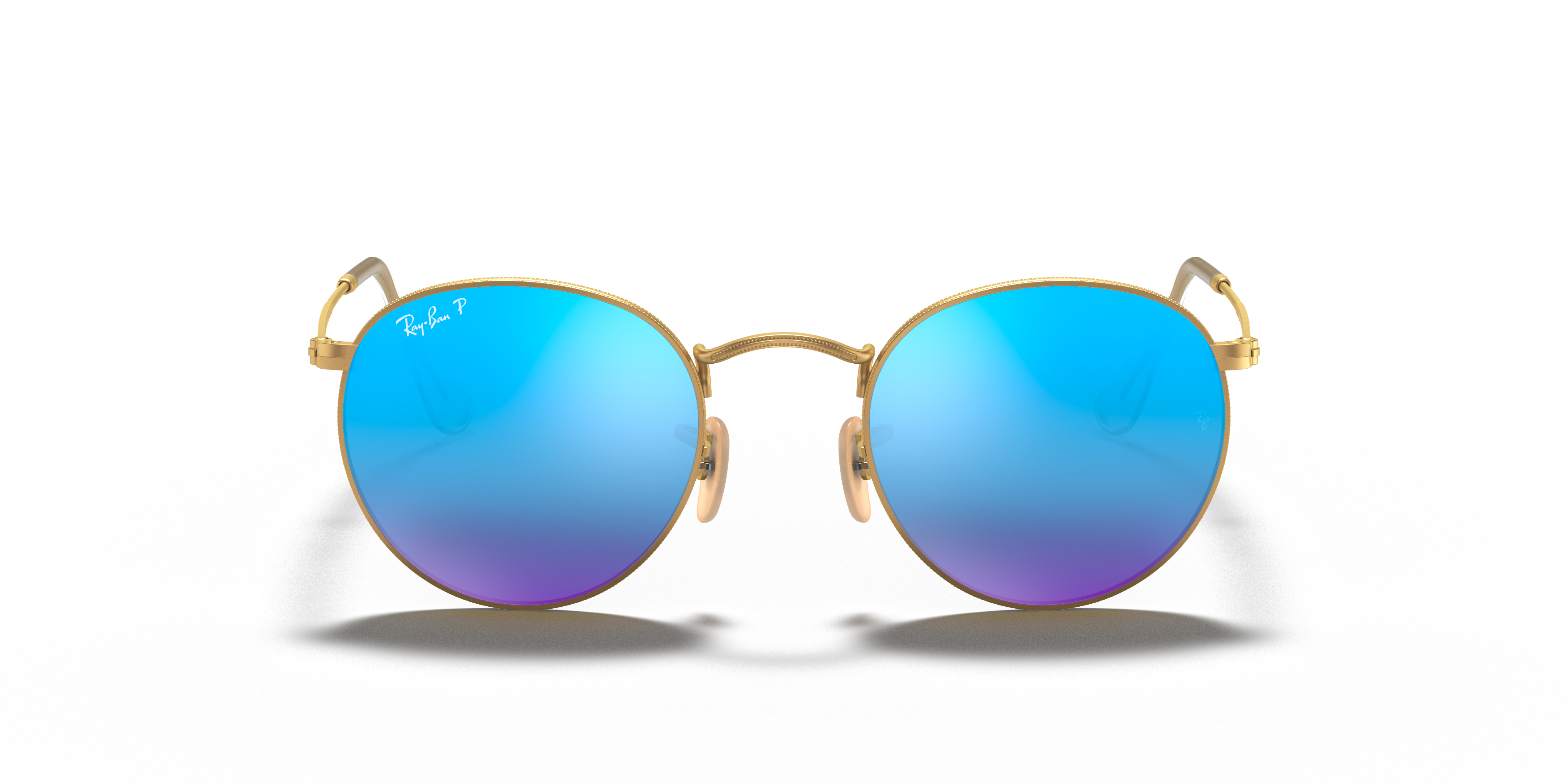 blue circle ray bans