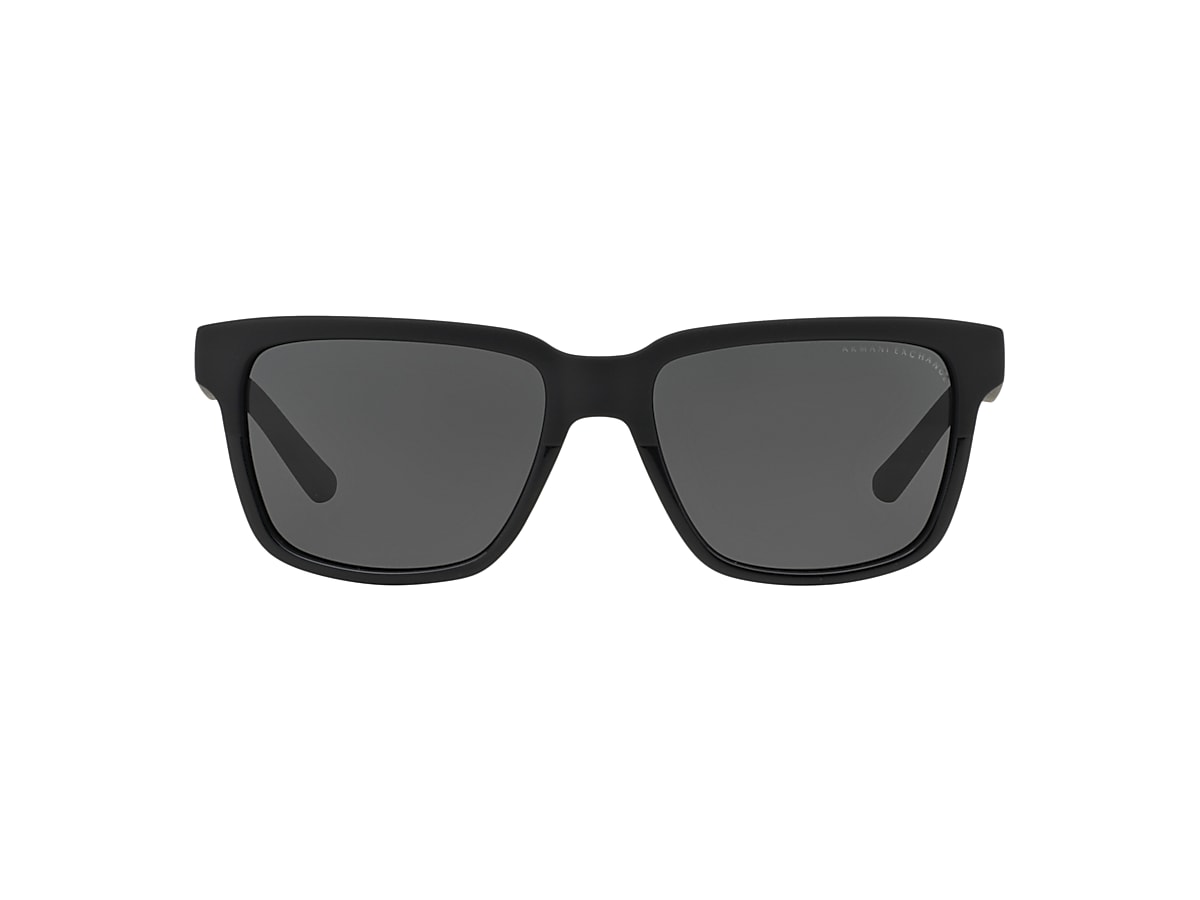 Armani Exchange AX4026S 56 Grey & Matte & Shiny Brown Sunglasses | Sunglass  Hut USA