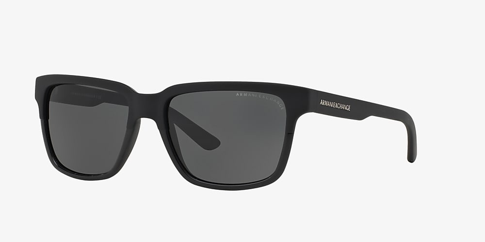 Armani Exchange AX4026S 56 Grey & Matte & Shiny Brown Sunglasses | Sunglass  Hut United Kingdom