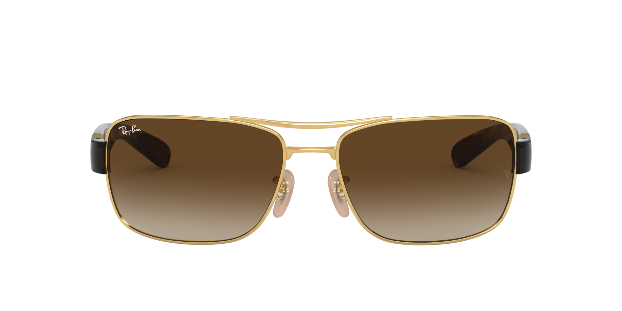 Ray-Ban RB3522 61 Brown Gradient \u0026 Gold 