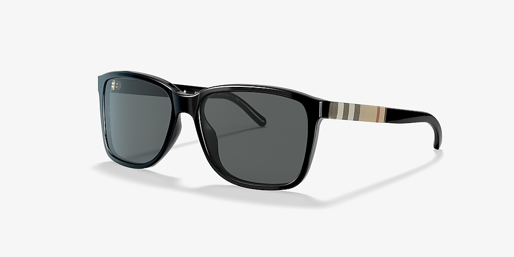 Burberry BE4181 58 Grey & Black Sunglasses | Sunglass Hut Canada