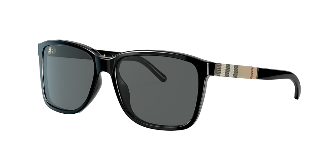 Burberry Be4181 58 Grey Classic And Black Sunglasses Sunglass Hut United Kingdom
