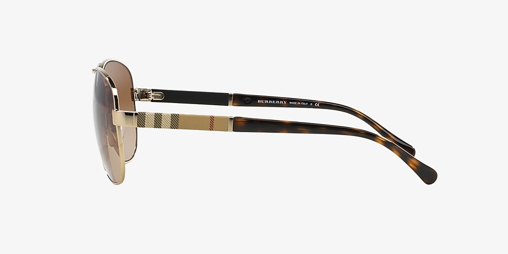 Burberry Brown Gradient & Gold Sunglasses | Sunglass Hut Australia