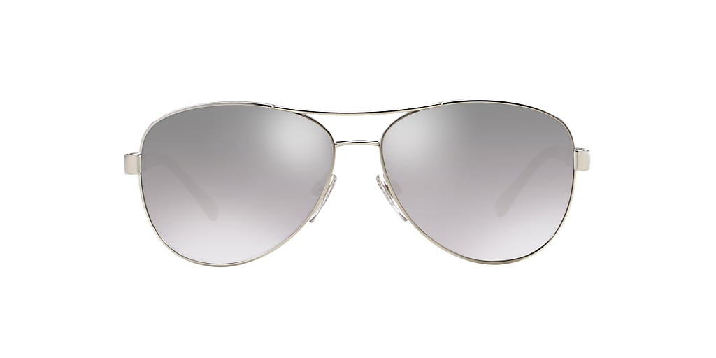 Burberry BE3080 59 Silver & Silver Sunglasses | Sunglass Hut USA