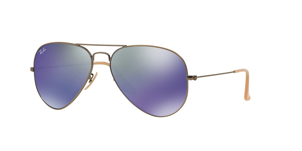 Ray ban store copper flash aviator