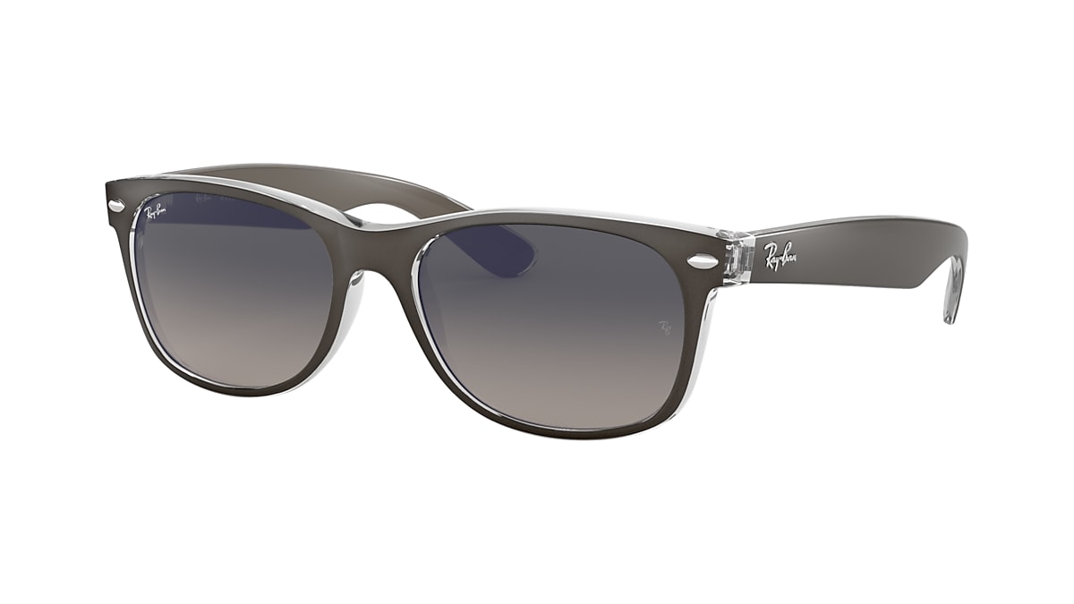 Ray-Ban RB2132 New Wayfarer Color Mix 52 Grey Gradient & Gunmetal 