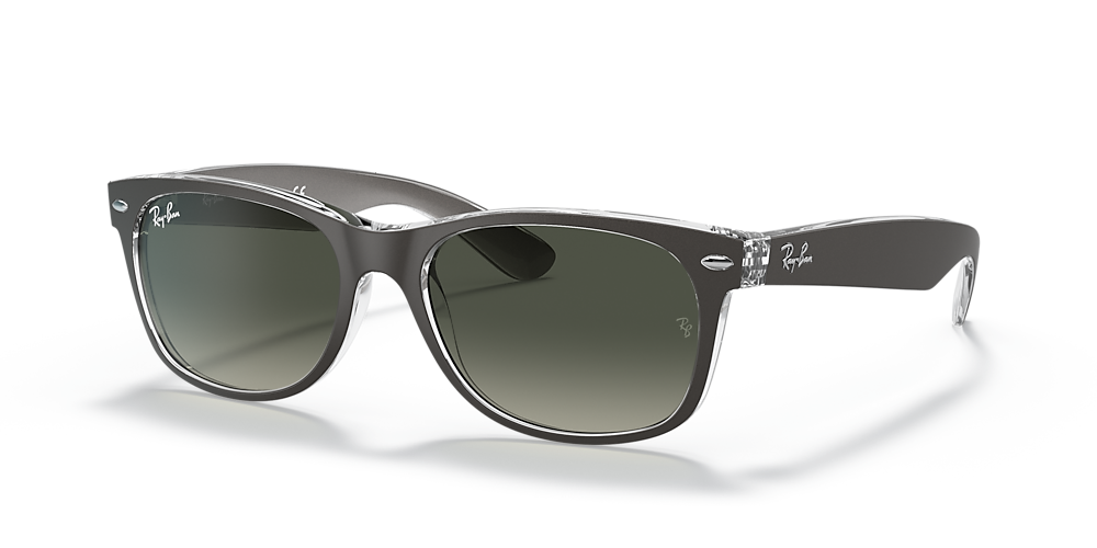 Ray-Ban RB2132 New Wayfarer Color Mix 55 Grey Gradient & Gunmetal Sunglasses  | Sunglass Hut USA