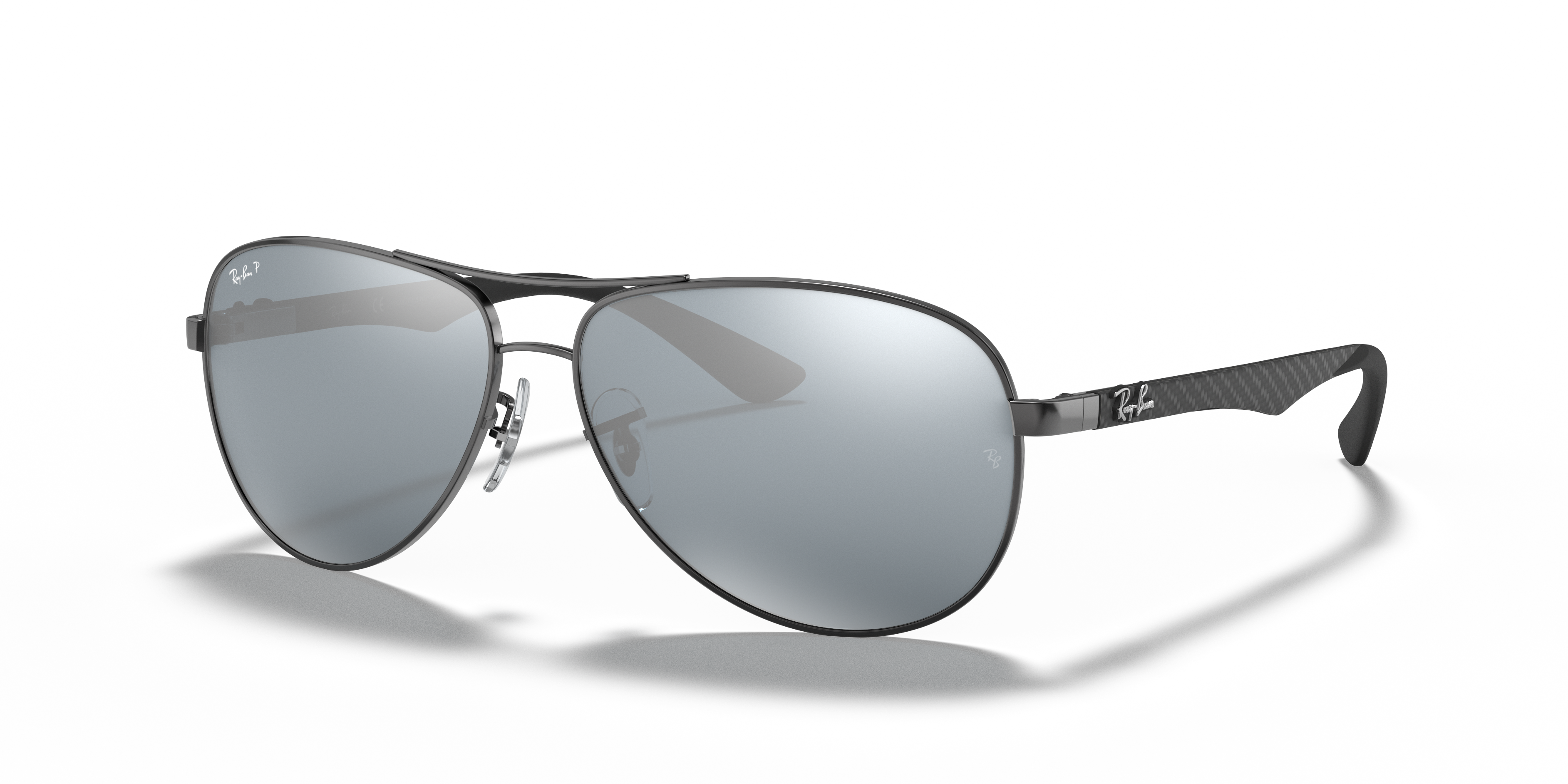 ray ban aviator polarized carbon fiber