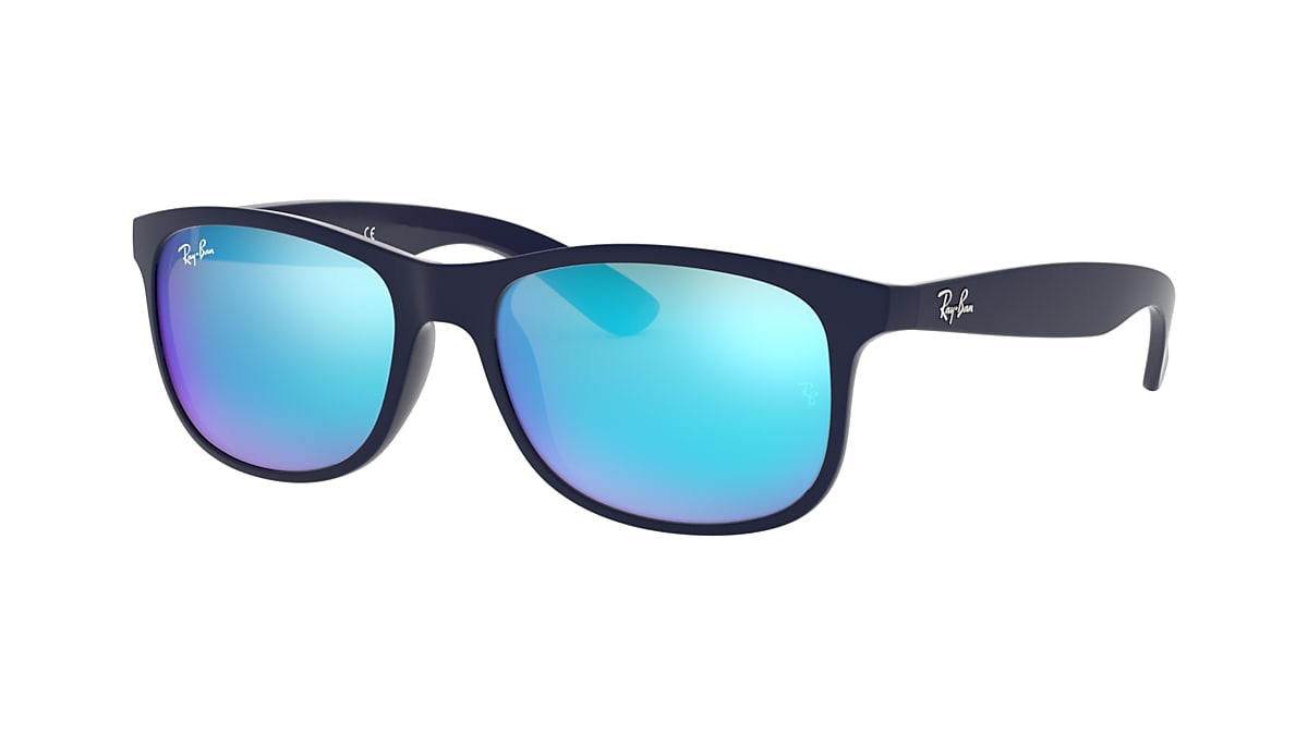 RAY-BAN RB4202 Andy Blue - Men Sunglasses, Blue Mirror Lens