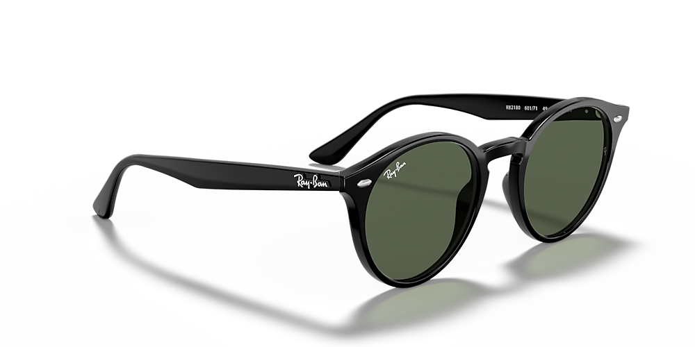 palm Play with Pinion Ray-Ban RB2180 49 Dark Green & Black On Gold Sunglasses | Sunglass Hut USA