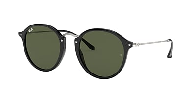 Ray-Ban RB2447 Round Fleck 49 Braun und Havana Sonnenbrillen Sunglass