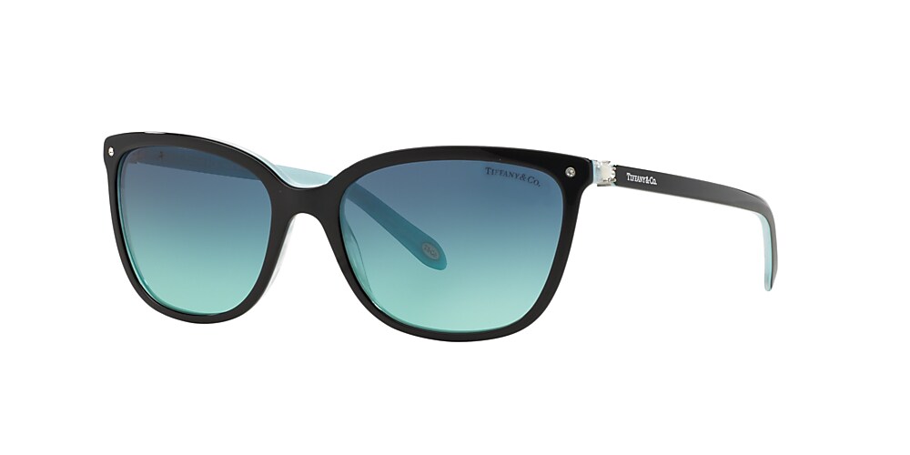 Tiffany & Co. TF4105HB 55 Tiffany Blue Gradient & Black Sunglasses