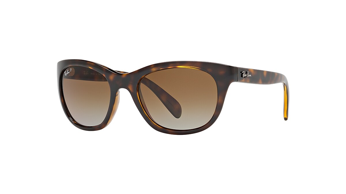 Ray-Ban RB4216 56 Brown & Light Havana Polarized Sunglasses 
