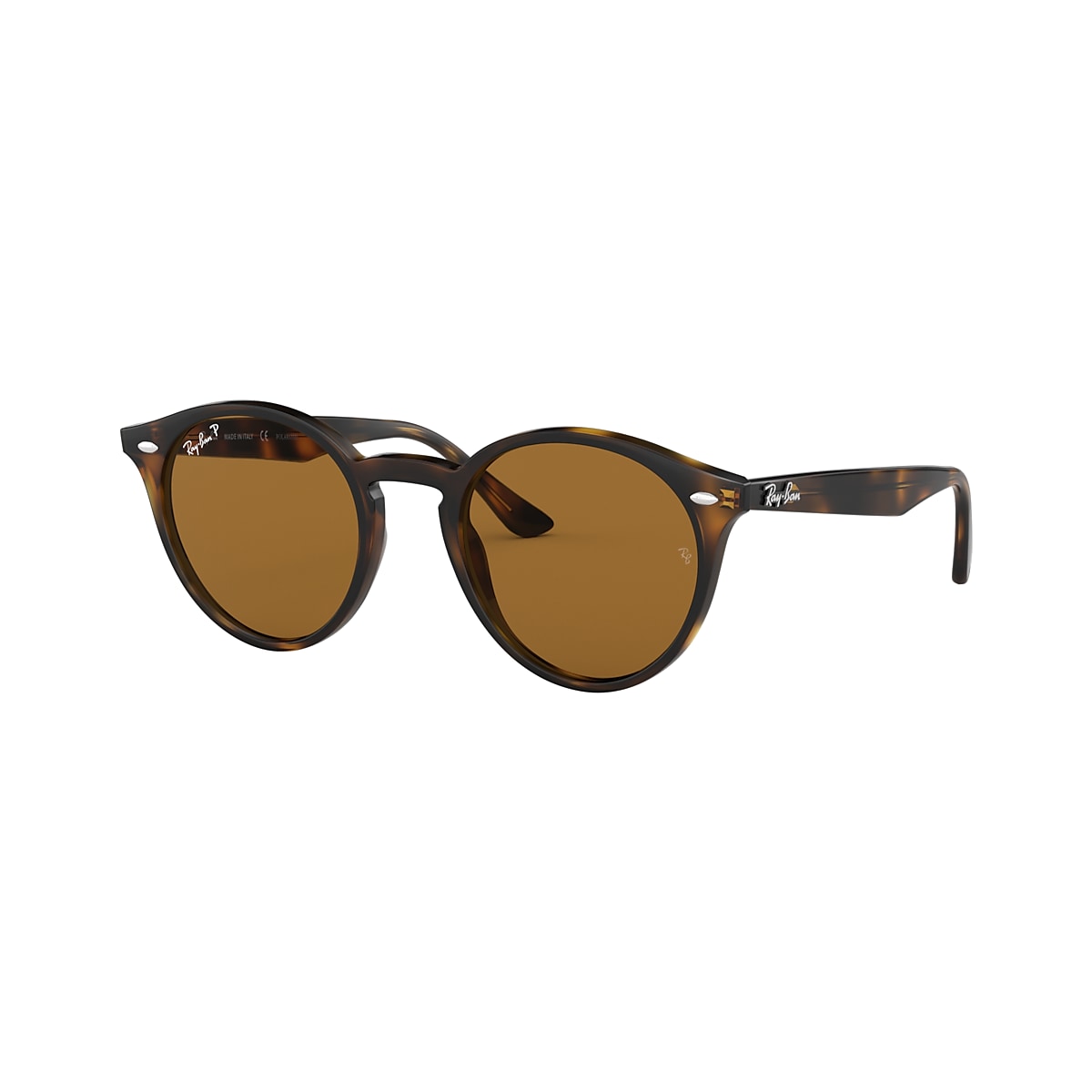 Ray-Ban RB2180 49 Brown & Light Havana Polarized Sunglasses | Sunglass Hut  USA