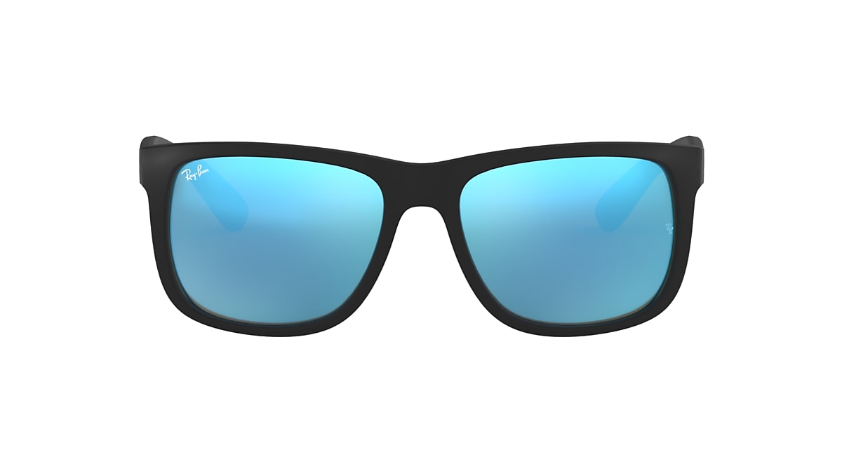 analogie lof Wind Ray-Ban RB4165 Justin Color Mix 54 Blue Mirror & Black Sunglasses |  Sunglass Hut USA
