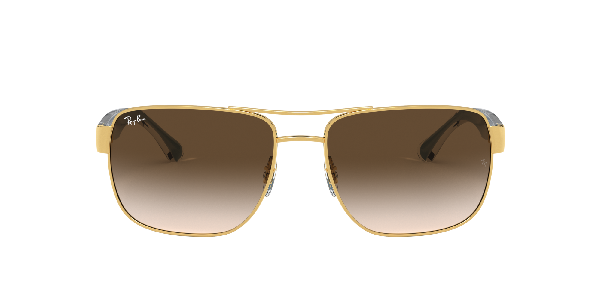 Ray-Ban RB3530 58 Brown Gradient \u0026 Gold 