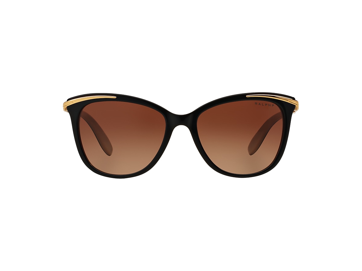 Ralph 54 Polar Gradient Brown & Black Polarized Sunglasses Sunglass Hut USA